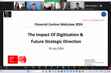 Participation and Presentation at the Financial Centres Webclave 2024