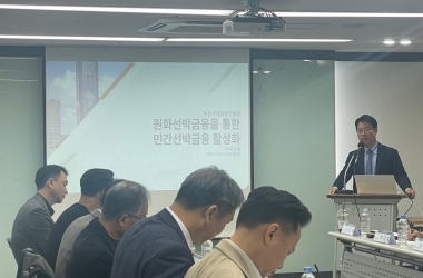 Director DongHae Lee, announce promoting Private Finance through Korean Won based Ship Financing(The 12th Busan Financia..