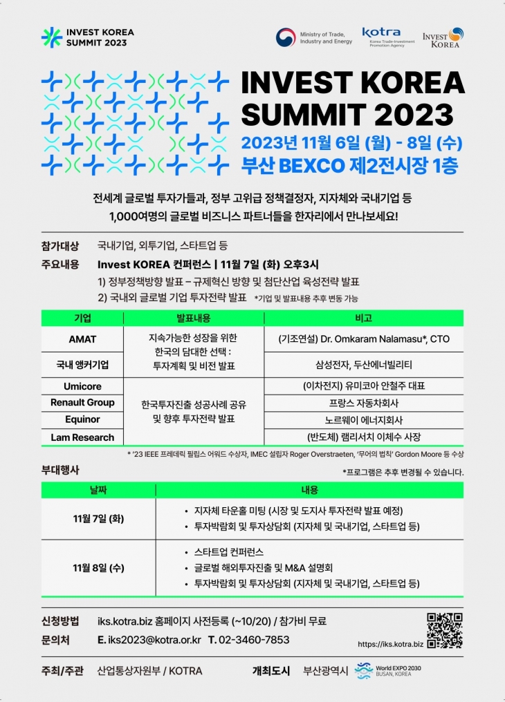 2023 Invest Korea Summit